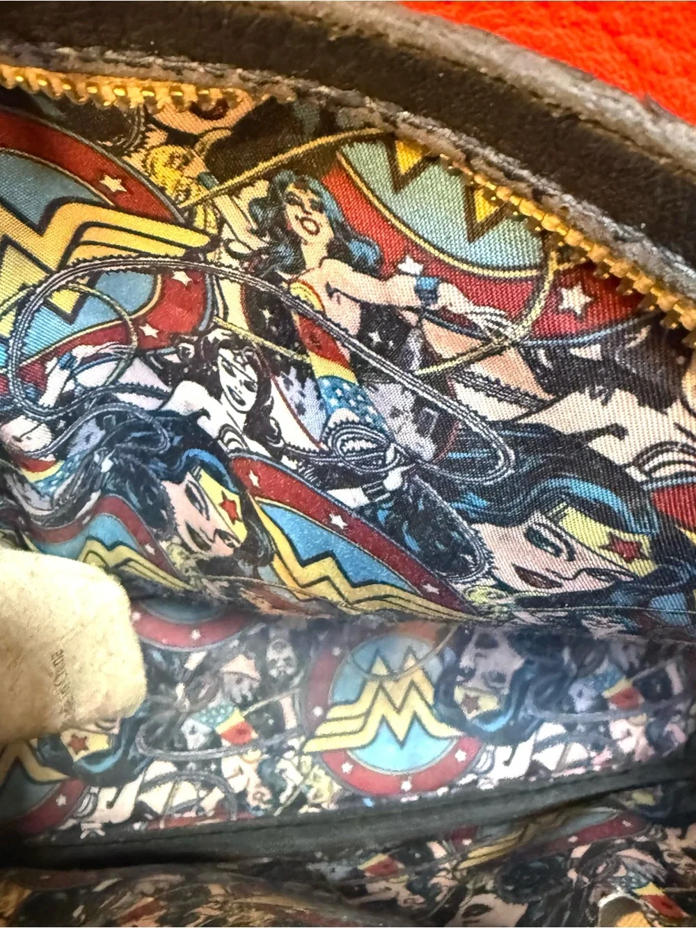 Loungefly Wonder Woman Mini Backpack - Red, Blue & White